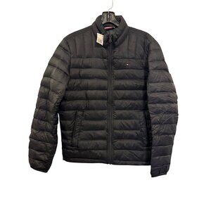 Tommy Hilfiger Mens Black Packable Natural Down Jacket M